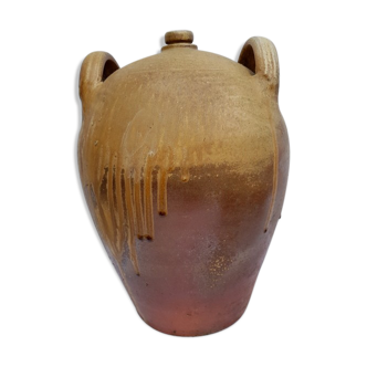 Water demijohn with 2 handles in glazed terracotta