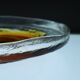 Brutalist art glass plate by Pentti Santalahti, 1970s