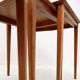 Nesting tables in teak mid-century modern - 1960s