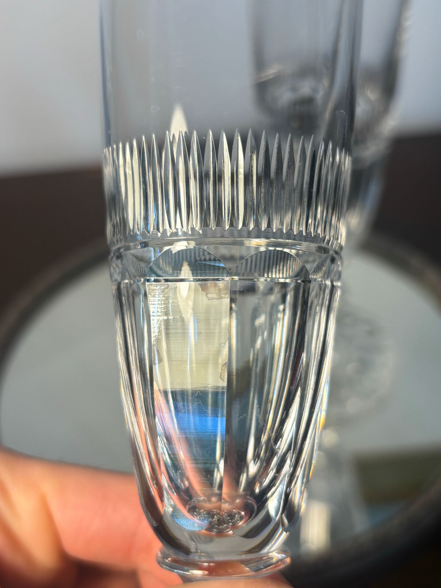 2 verres Saint Louis modèle Trianon