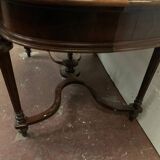 Table bureau Napoléon III en palissandre et placage XIX siècle