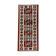 Handmade vintage runner rug red wool turkish area rug - 81x200cm