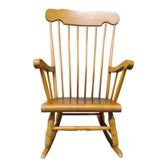 Scandinavian rocking chair 1970 vintage