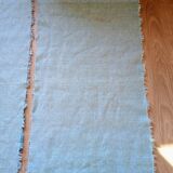 Set of two vintage sky blue rugs from the 70s