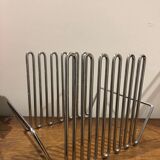 Chrome metal magazine rack 70