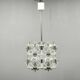 1970s Brutalist Glass Cube Pendant, Kamenický Šenov