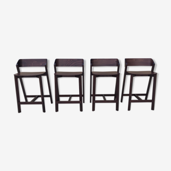 4 new MERANO stools designer Alex Gufler in solid beech