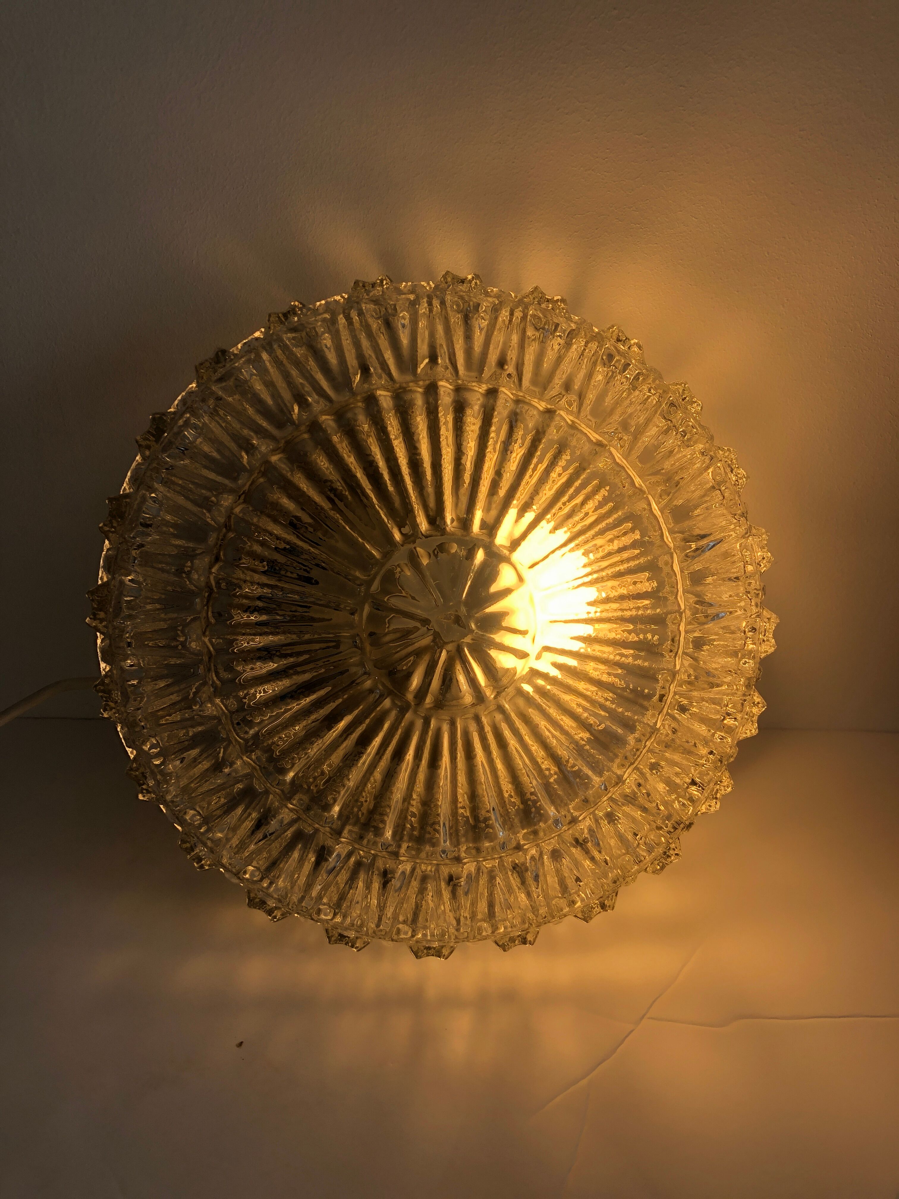 Vintage round ceiling lamp RZB