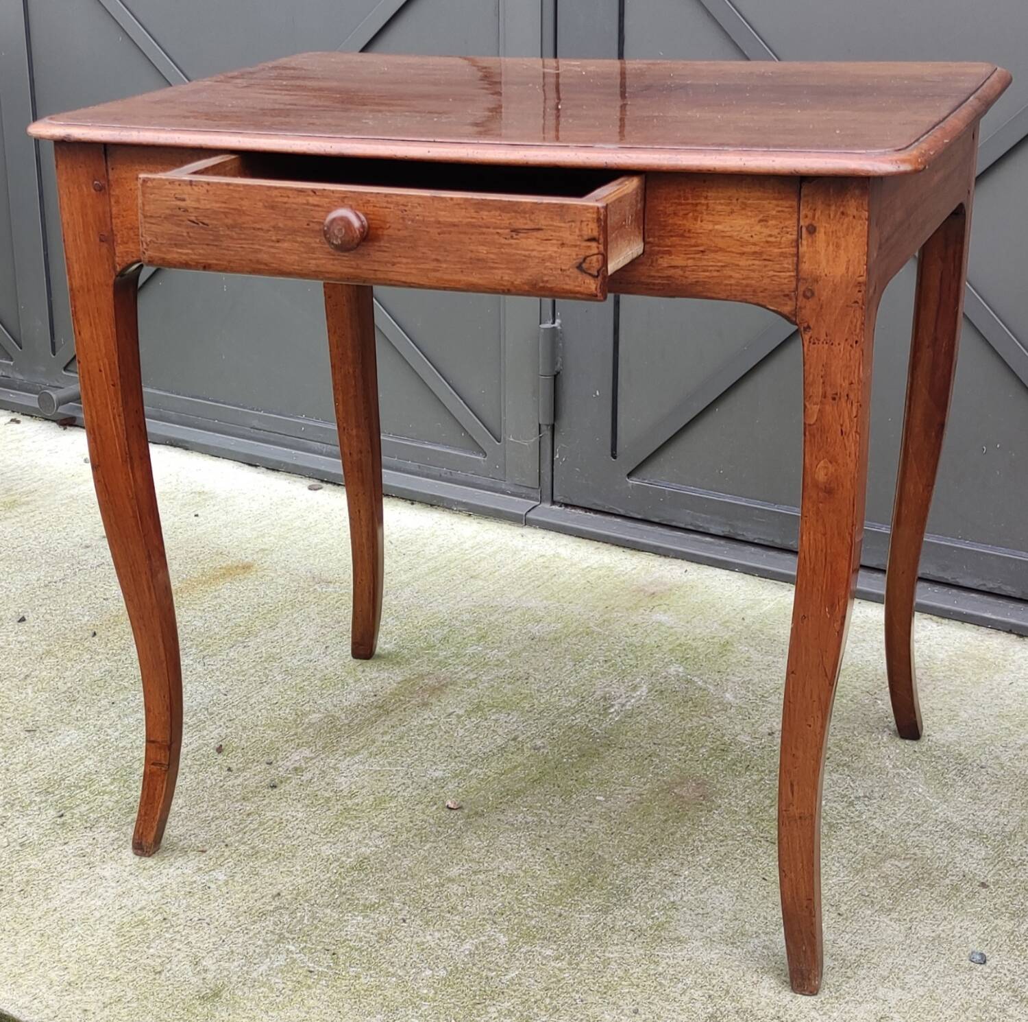 Old small Louis XV style side table desk