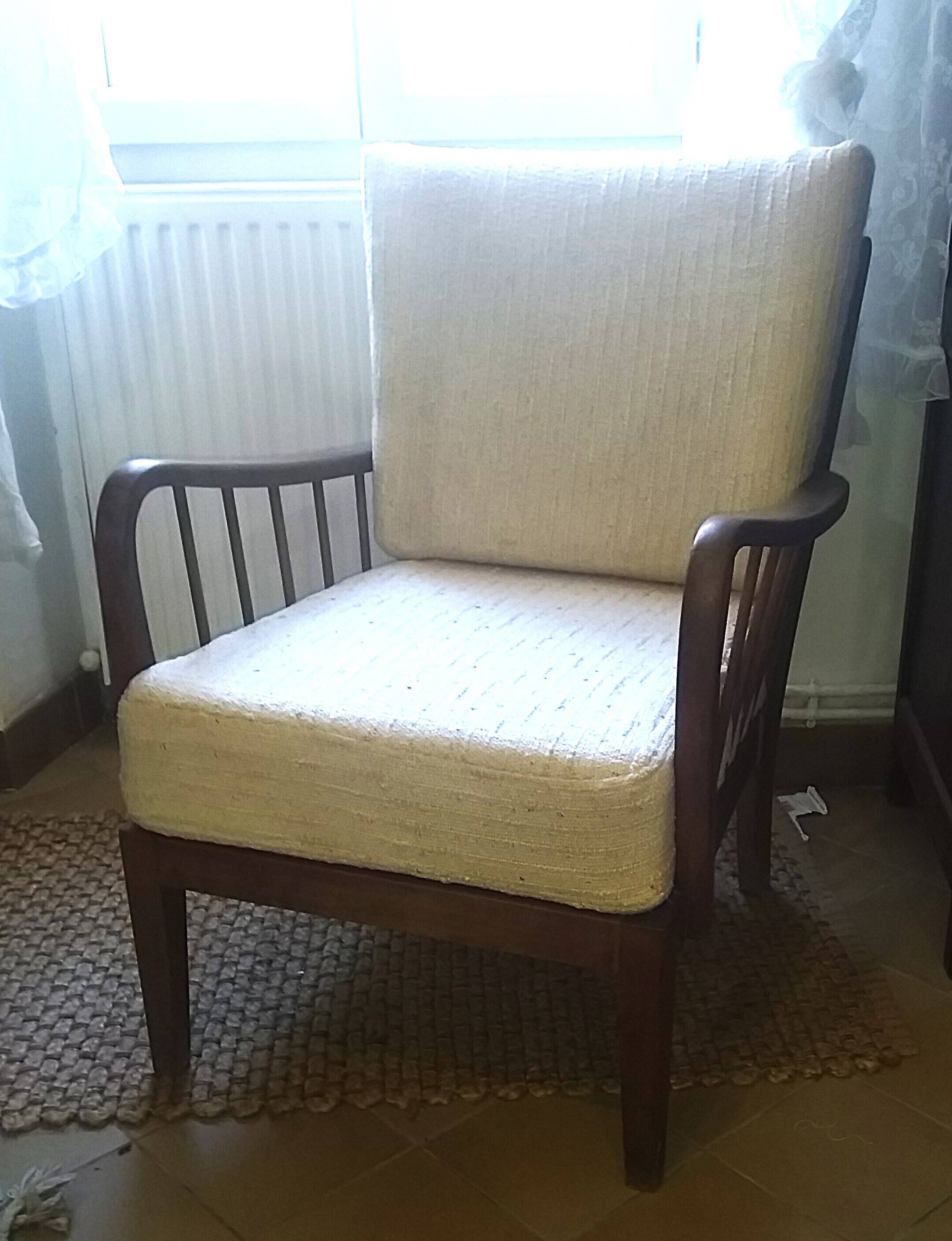 Large Scandinavian armchair