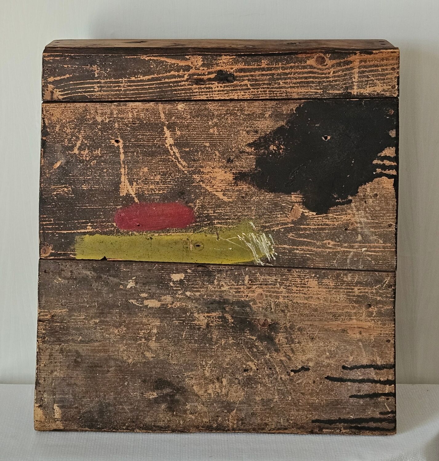 Old country wall shelf