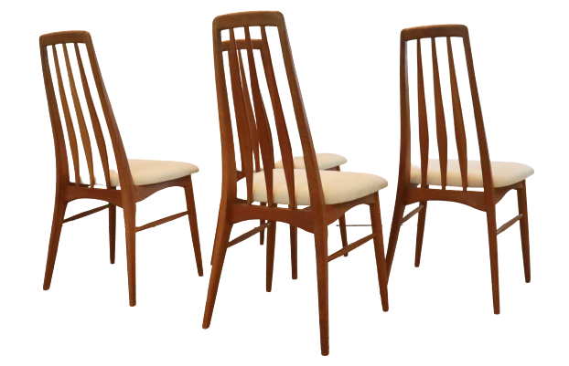 Set of 4 dining chairs Eva - Niels Koefoed 'Hvidovre'