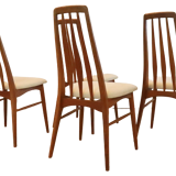 Set of 4 dining chairs Eva - Niels Koefoed 'Hvidovre'