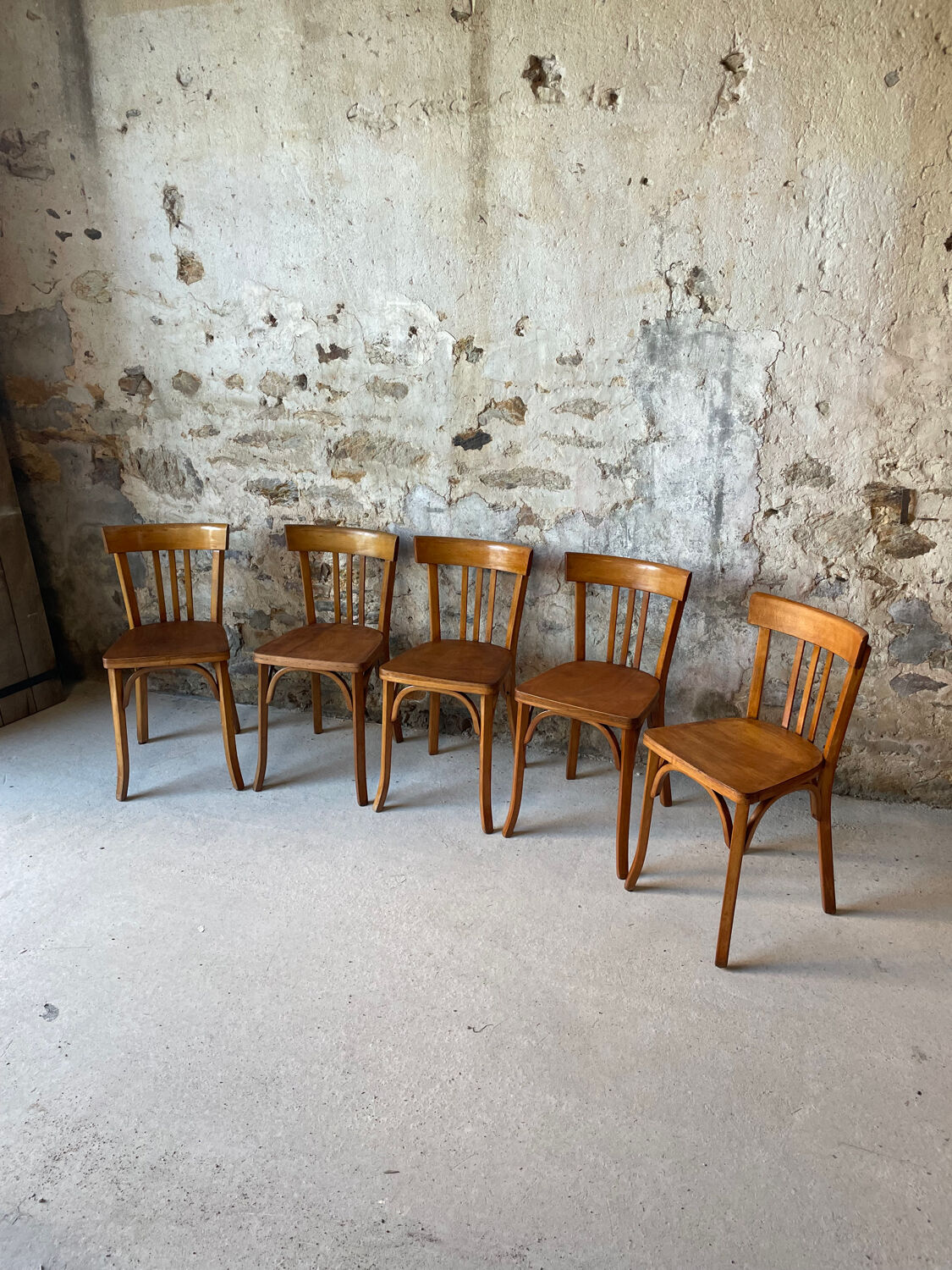 Baumann wooden chairs – Lot