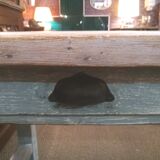 Patinated farm table