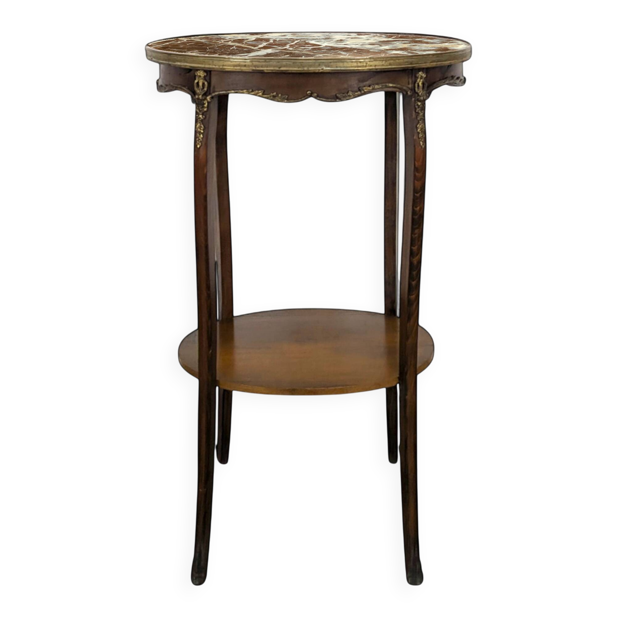 Louis XV style gueridon with bronze fittings