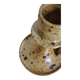 speckled sandstone candle holder