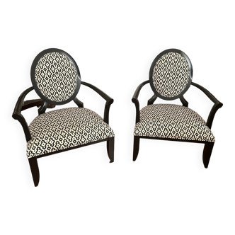 Pair of armchairs by Barbara Barry for Baker