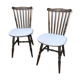 Paire de chaises baumann vintage 1960