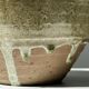 Grand bol vert et brun en céramique indonésienne D18,5 H10