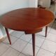 Danish table Frem Røjle Hans Olsen extendable round Scandinavian