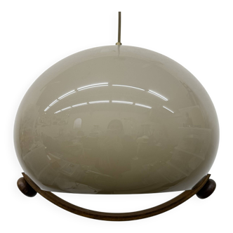 Lampe suspendue champignon design milieu du siècle, années 1970