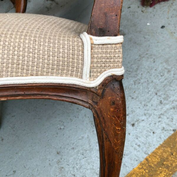 Fauteuil plat époque Louis XV