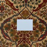 XL Vintage Arts and Crafts, W Morris style Rug 400x296 cm, Red Blue