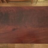 Empire style bedside table in mahogany and bronze