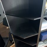 Black lacquered cabinet by Kazuhide Takahama for Cassina, 1980