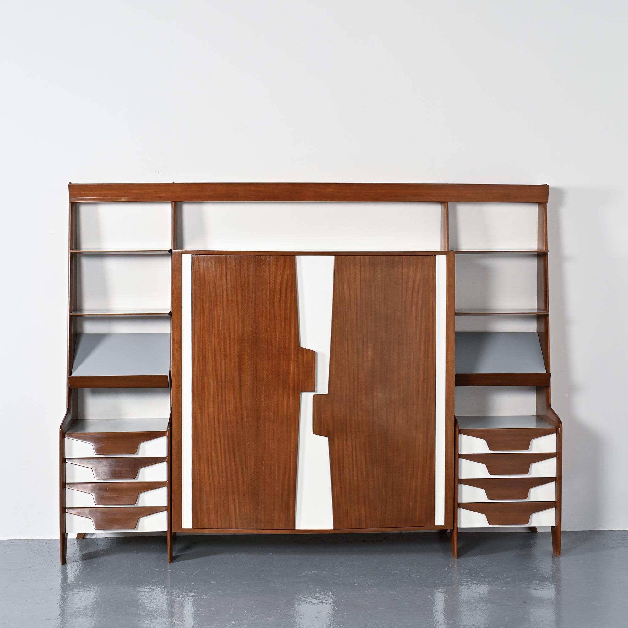 Wall unit by Gio Ponti for Prod. Italia, 1950s