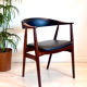 vintage stoel model 213 TH Harlev Farstrup Møbler 1958