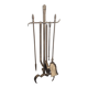 Iron fireplace set