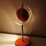 Vintage orange lamp space age, eyeball, 1970