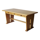 Bureau en chêne double face par Bas van Pelt pour EMS Overschie années 1930