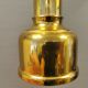 Small golden Danish hanging lamp in metal and brass.