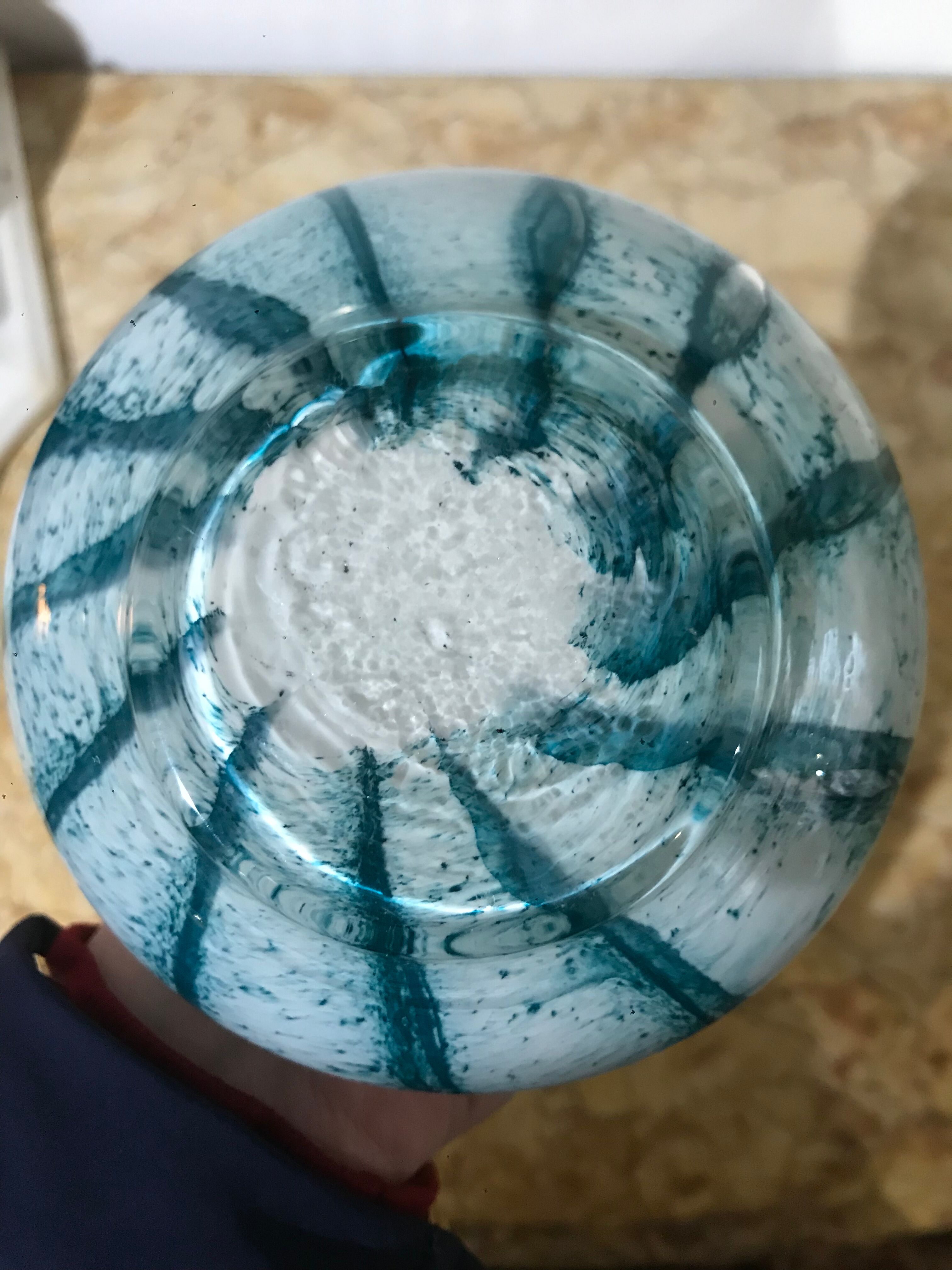 Vase en verre de Murano