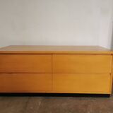 MK Mobel chest of drawers in elm from the 70s