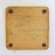 Flat rattan bottom vintage tableware
