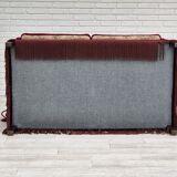 1960s, Danish "Spanish" sofa, original condition, furniture velour, ash wood legs.