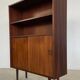 Danish retro vintage library in rosewood with sliding doors from the 1960s.