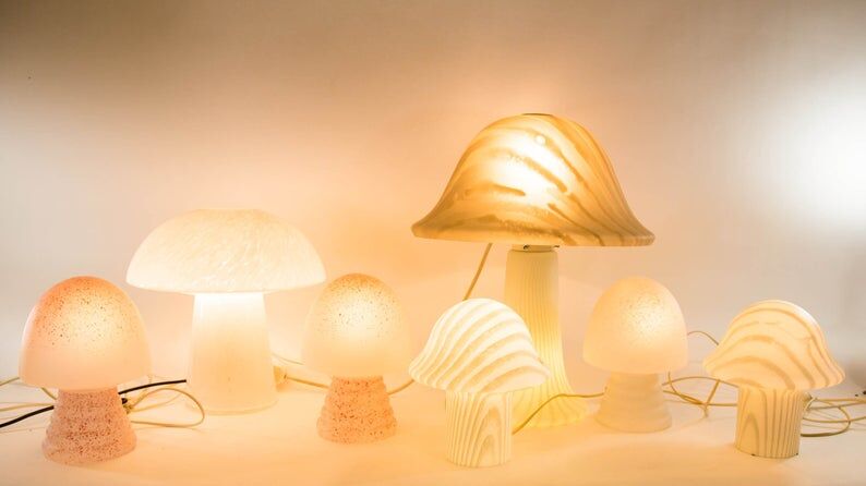 Vintage mushroom lamp Peill & Putzler 70s