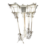 Wrought iron floor lamp
