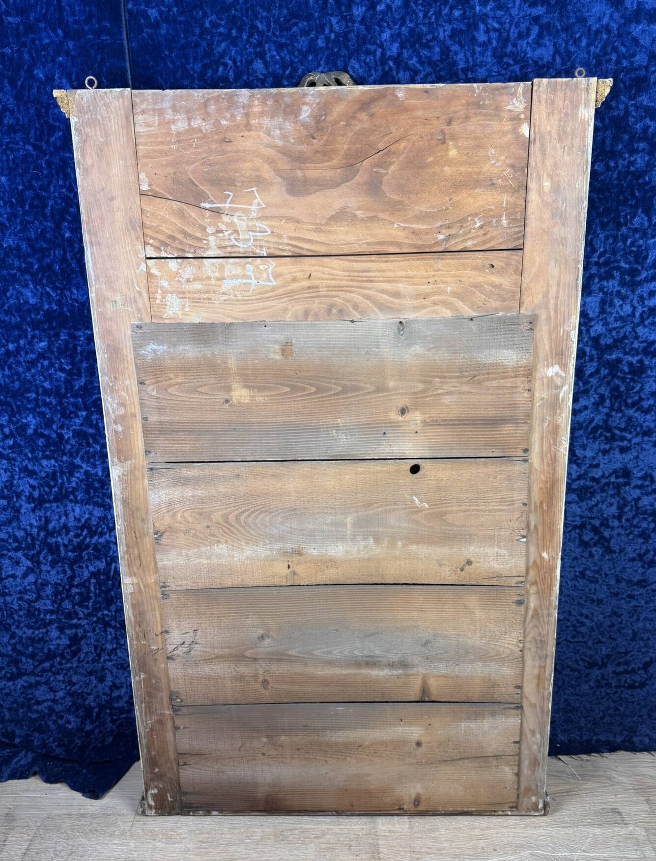 Trumeau style lxvi in lacquered and gilded wood