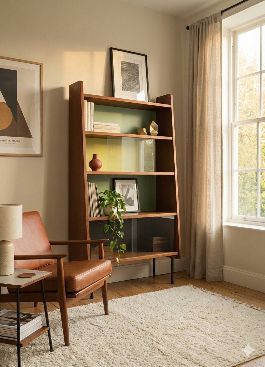 Vintage "Alta" library by Fonteneau, designed by Pierre Guariche.