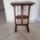 Walnut pedestal table