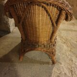 Fauteuil rotin enfant