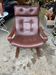 Scandinavian leather and wood armchair Kengu armchair Elsa & Nordahl Solheim- Rykken