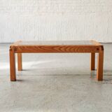 Coffee table in style of Pierre Chapo