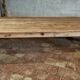 Solid oak farmhouse table "brut" 247x89, top "chocolate oak"